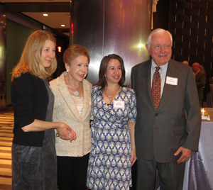 Jenny with Mary Higgins Clark